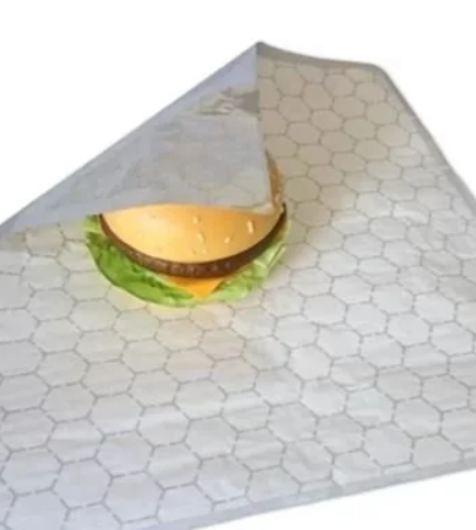 BURRITO & BURGER INSULATED HONEYCOMB FOIL WRAP
