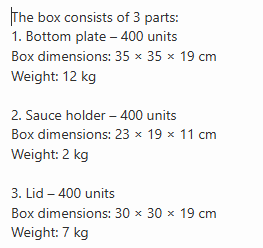 Fresh Post Salad Box packaging 400 units