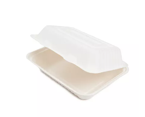 Bagasse Food Trays- M Burger Meal box