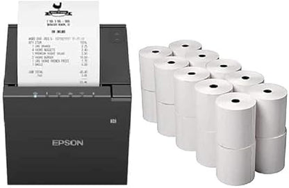 Receipt Paper for Epson TM-M30 Receipt Printers, 20 Rolls
