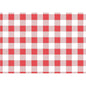 Red Gingham Greaseproof Paper