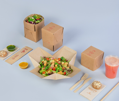 Fresh Post Salad Box packaging 400 units